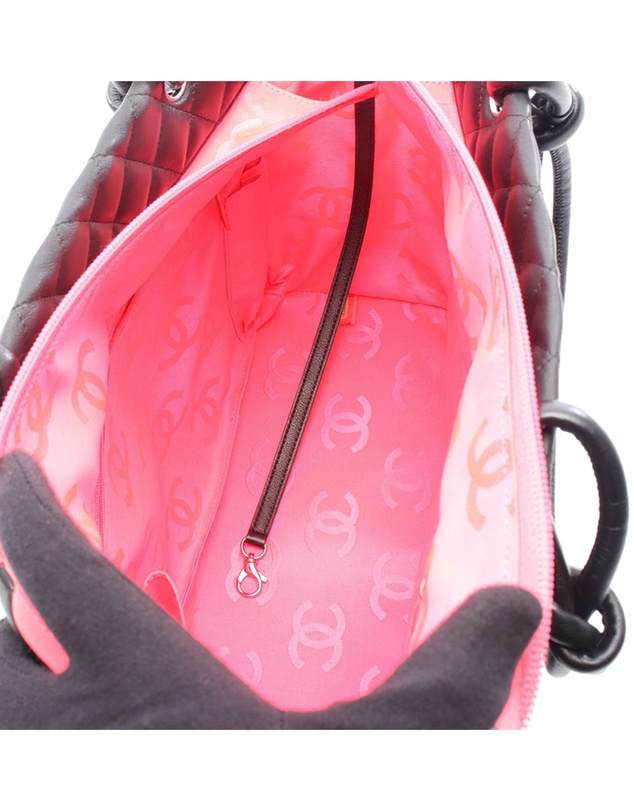 Pre-Loved by Azura Reborn - Pre-Loved Large Lambskin Cambon Ligne Tote