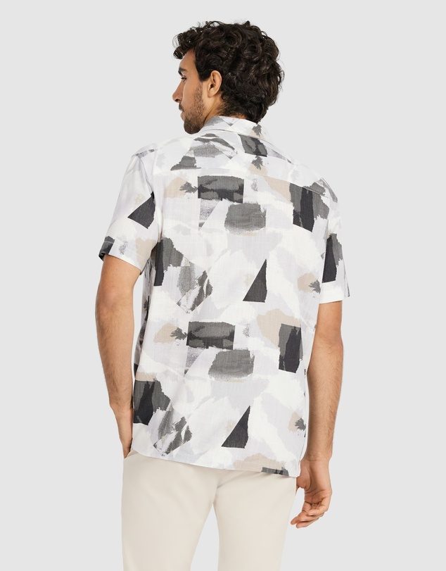 Tarocash - Monet Viscose Abstract Shirt