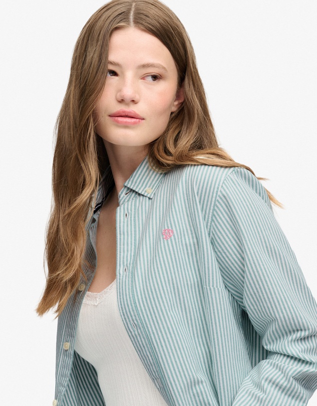 Superdry - Slim Oxford Button Down Long Sleeve Shirt