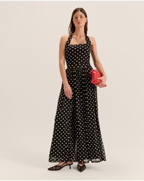 Review - Ava Spot Mesh Top