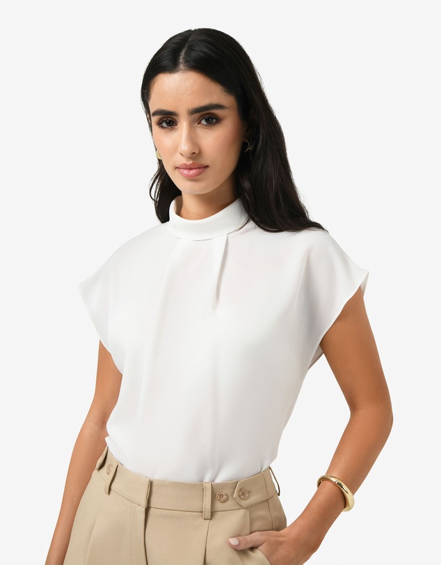 Forcast - Tiara High Neck Shell Top
