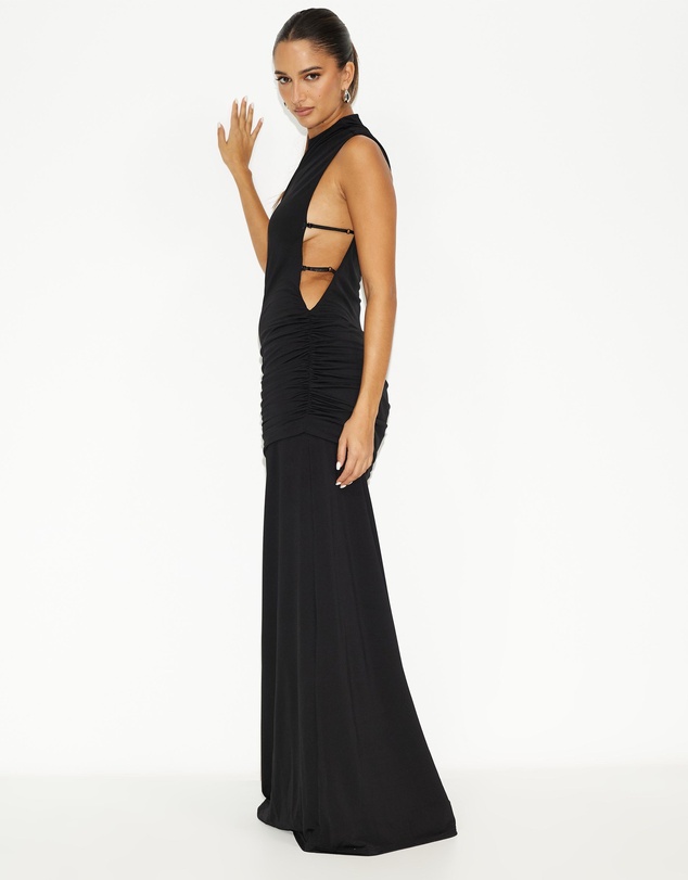 Dazie - Muse Asymmetric Maxi Dress