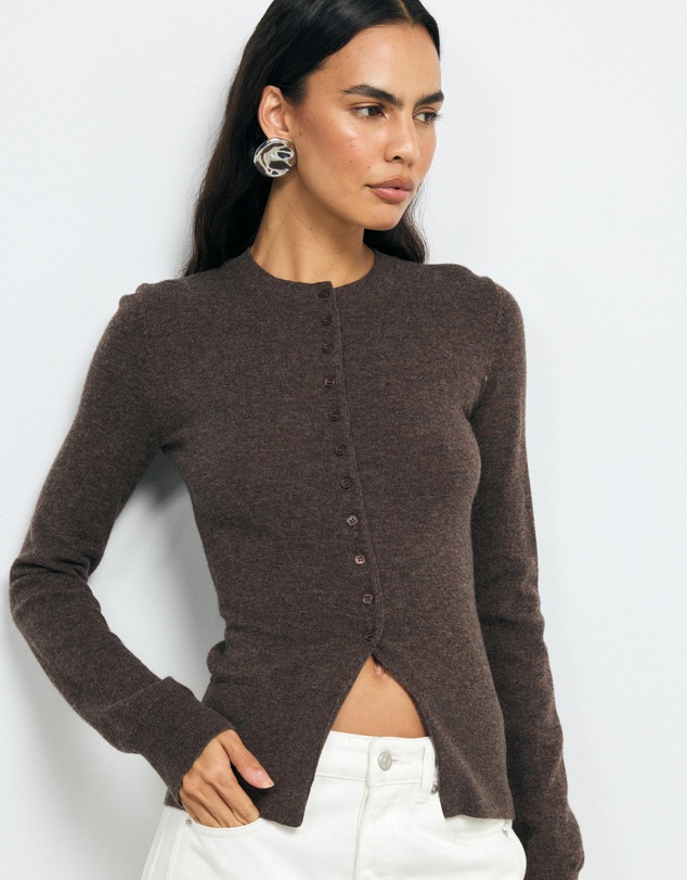 AERE - Isha Wool Cashmere Blend Cardigan