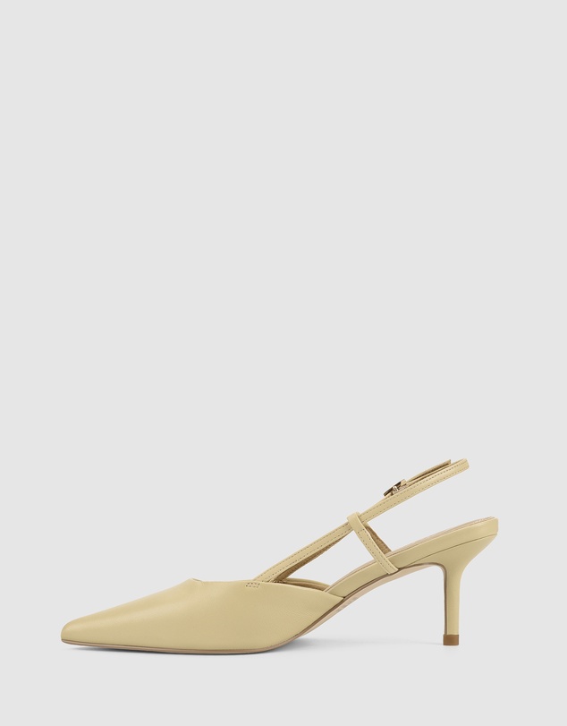 Siren - Yoyo Slingback Kitten Heels