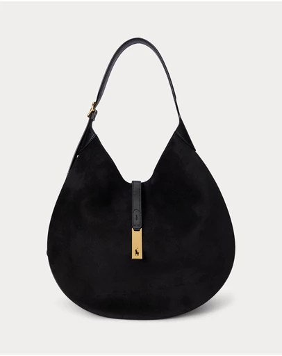 Polo Ralph Lauren - Polo ID Suede Large Shoulder Bag