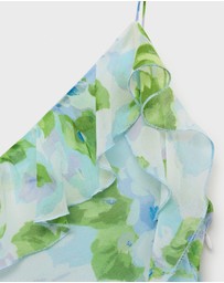 M.N.G - Azalie Ruffled Floral Print Dress