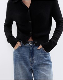 UNISON - Collared Button Through Knit