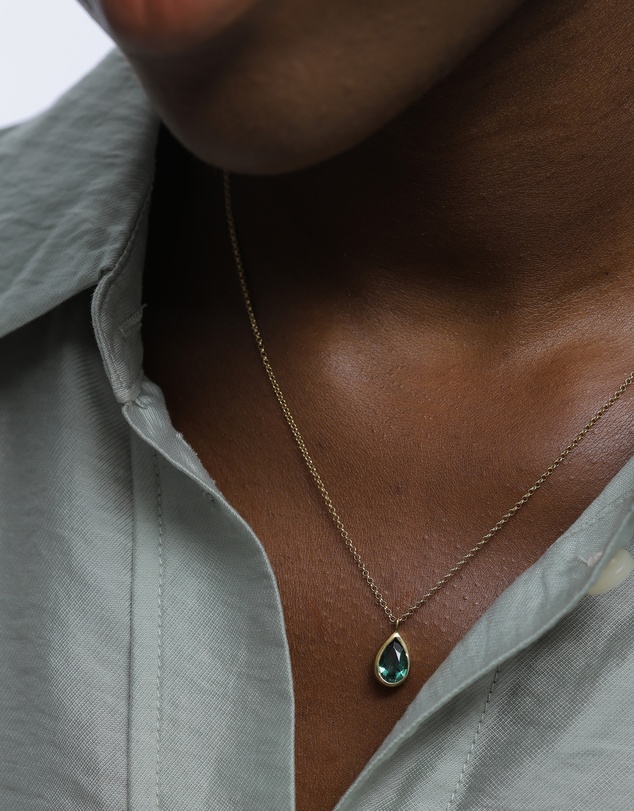 Elli Jewelry - Quartz Jewellery Set in Gold-Plated 925 Silver
