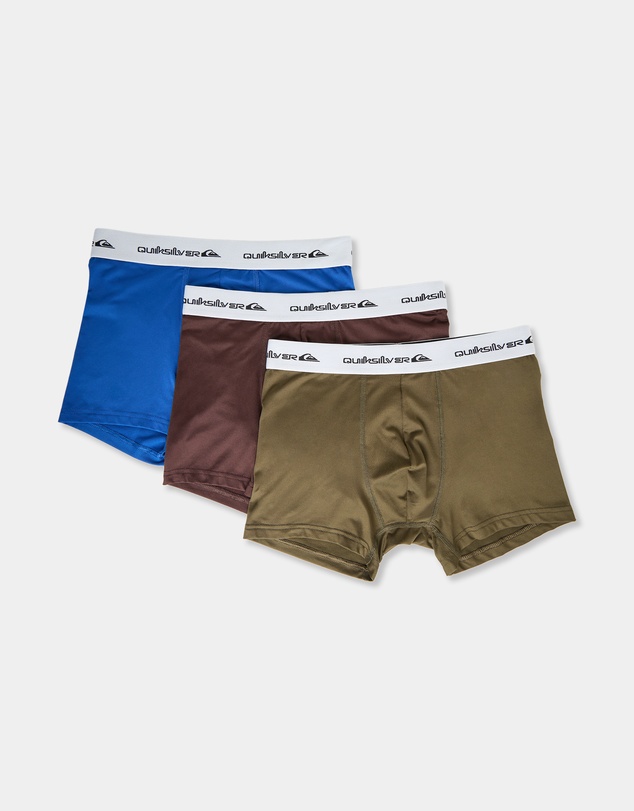 Quiksilver - Mens Quiksilver Brief 3 Pack Boxer