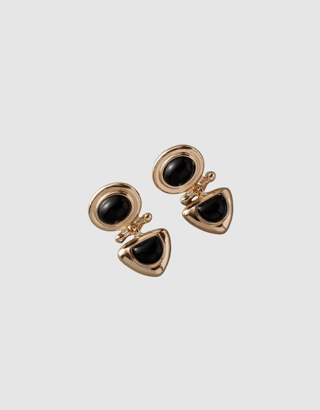 Chuchka - Deco Earrings Black