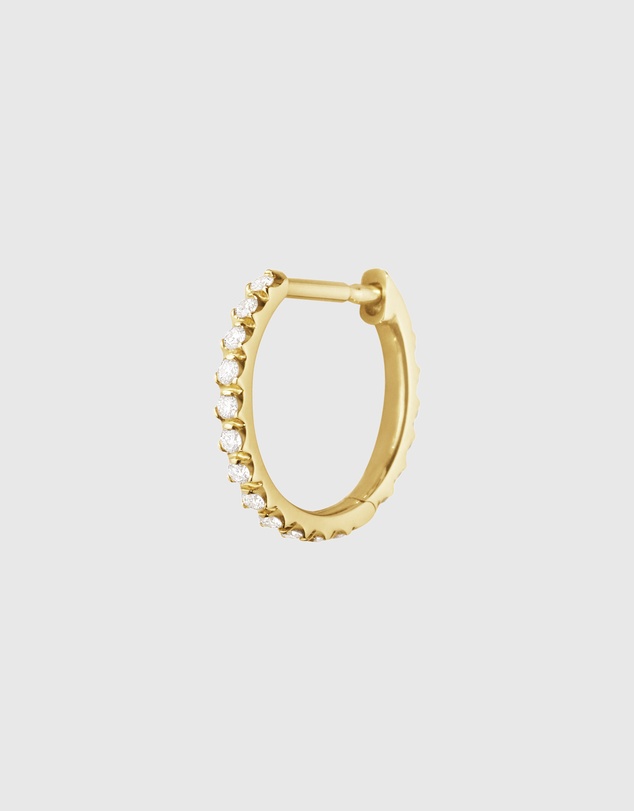 Georg Jensen - Signature Diamond Earhoop, Single