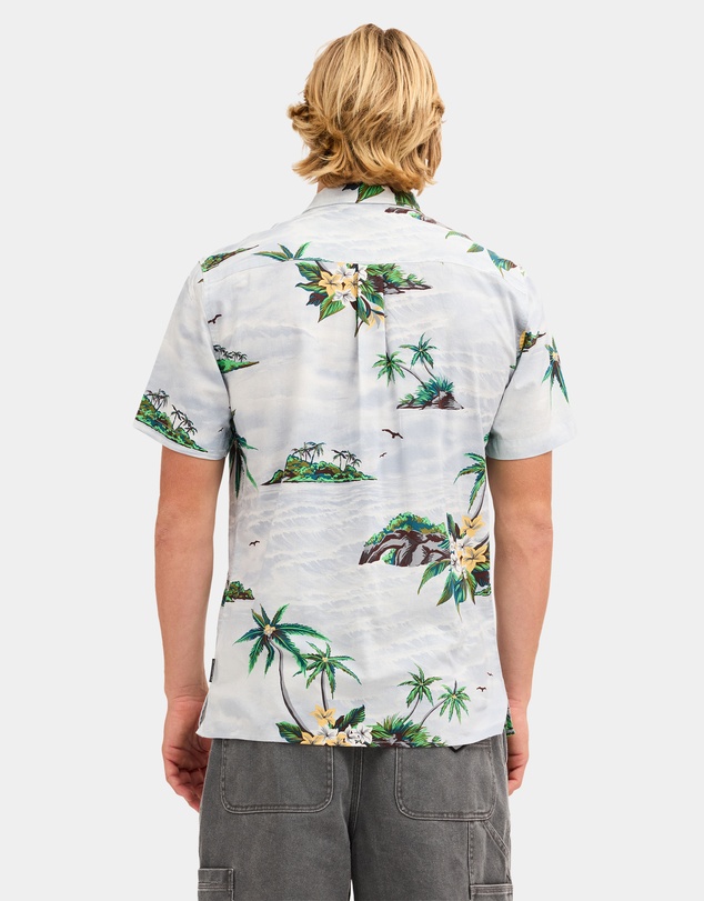 Quiksilver - Mens Beach Club Casual Short Sleeve Shirt
