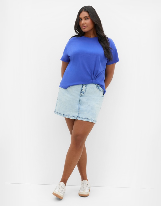 City Chic - Half Tuck Tee