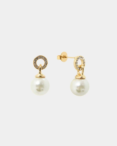 Forcast - Yvonne 16k Gold Plated Earrings
