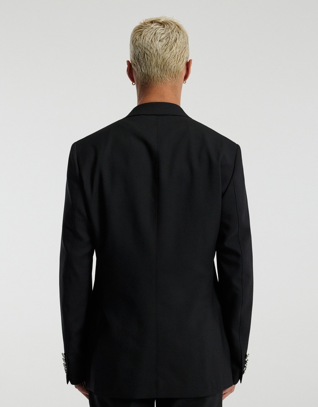 Calibre - Wool Double-Breasted Blazer Black