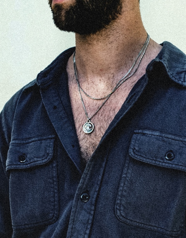 Haze & Glory - ICONIC EXCLUSIVE - Turn The Tide Layer Necklace in Oxidised 925 Silver