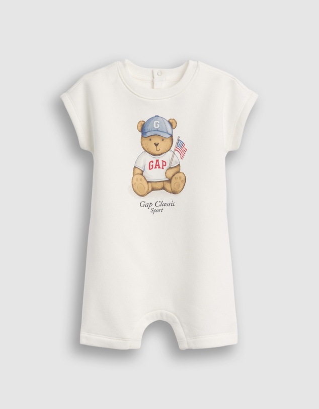 GAP - One Piece SS Graphic Fleece Shorties - Babies