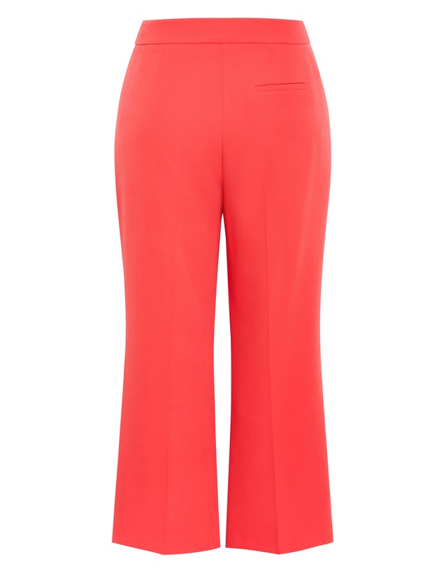 City Chic - Plus size Ella Wide Leg Pant - watermelon