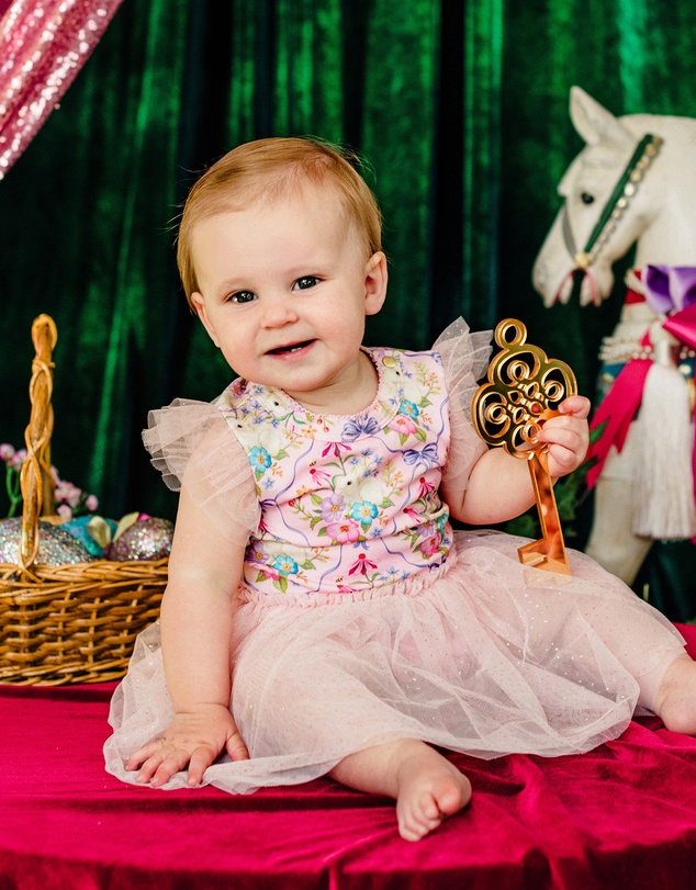 Fleur Harris - 'Bunnies & Bows' Dreamy Tutu Bodysuit Dress in Pink