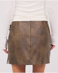 Calli - Esme PU Mini Skirt