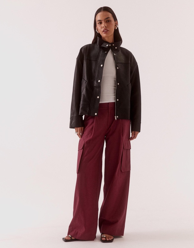 SOVERE - Verin Faux Leather Jacket
