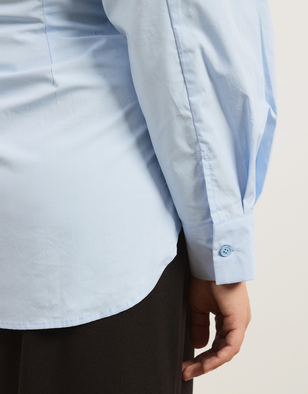 Atmos&Here Curvy - Kitt Cinched Waist Tie Wrap Shirt