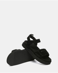 EVERAU - EverAU Ugg Carla Cow Suede Upper Sandals