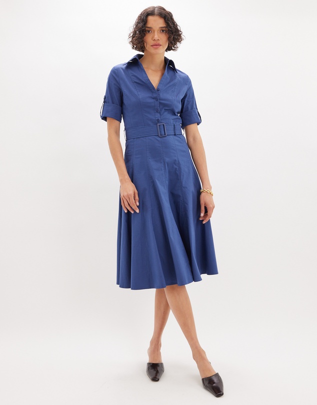 Amelius - Denise Panelled Shirt Dress