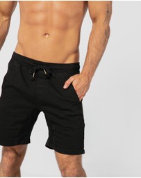 ONEBYONE - Hudson Black Shorts