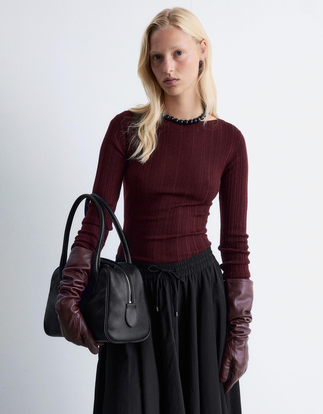& Other Stories - Rib-Knit Wool Boatneck Top