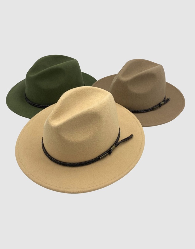 Jacaru - Jacaru 1847 Outback Fedora Hat -