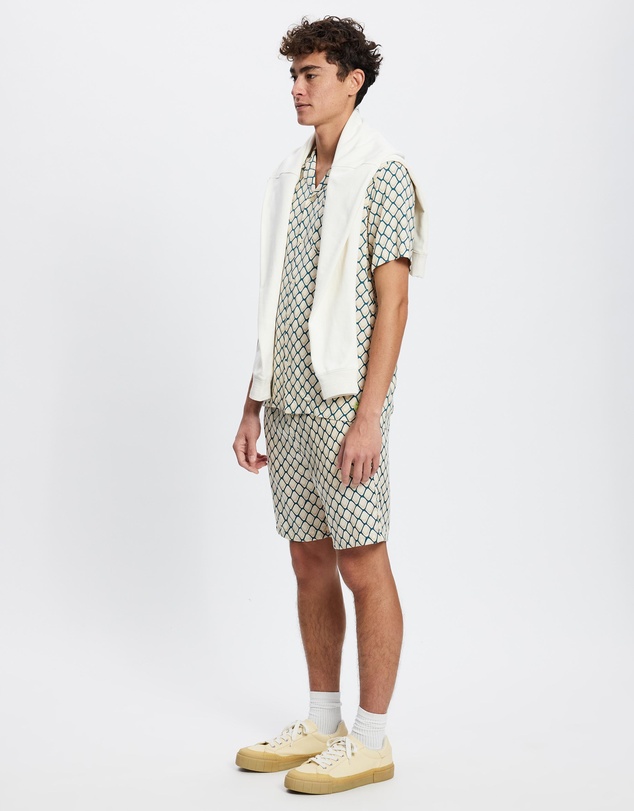 Scotch & Soda - Regular Fit Short Sleeve AOP Viscose Shirt