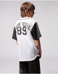 DKNY - Logo Short Sleeve Shirt - Kids-Teens
