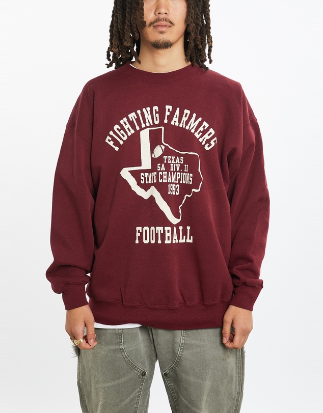 Vintage by The Real Deal - Pre Loved - 1993 Fighting Farmers Football Sweatshirt