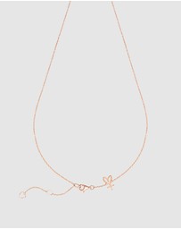 Secret Sisterhood - Initial T Letter Necklace