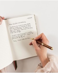 Bespoke Letterpress - Linen Bound Lined Journal - Bloomere
