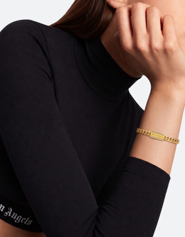 Palm Angels - Arlet GP Crystals&Curbchain Bracelet