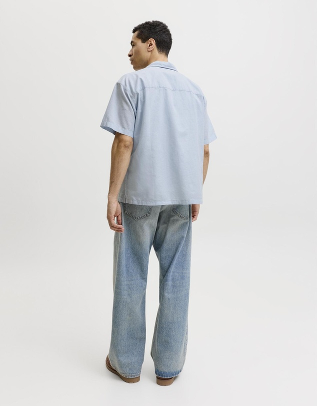 Jack & Jones - JJEBreeze Linen Blend Resort Shirt SS SN
