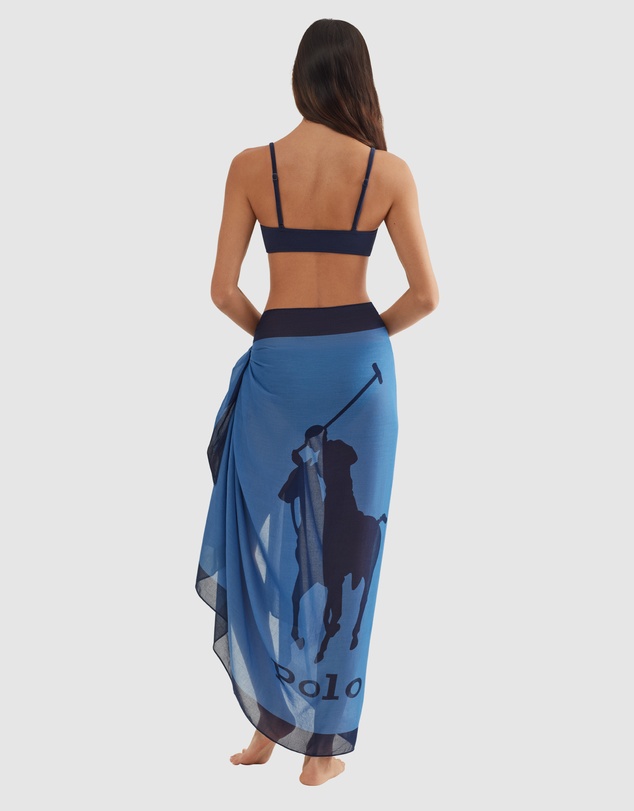 Polo Ralph Lauren - Big Pony Long Pareo Scarf Beach Cover Up