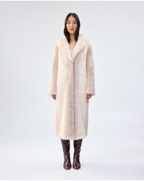 Unreal Fur - White Plains Coat