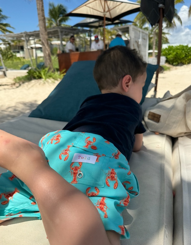 Tolu Australia - Boys Swim Shorts With Fun Lobsters