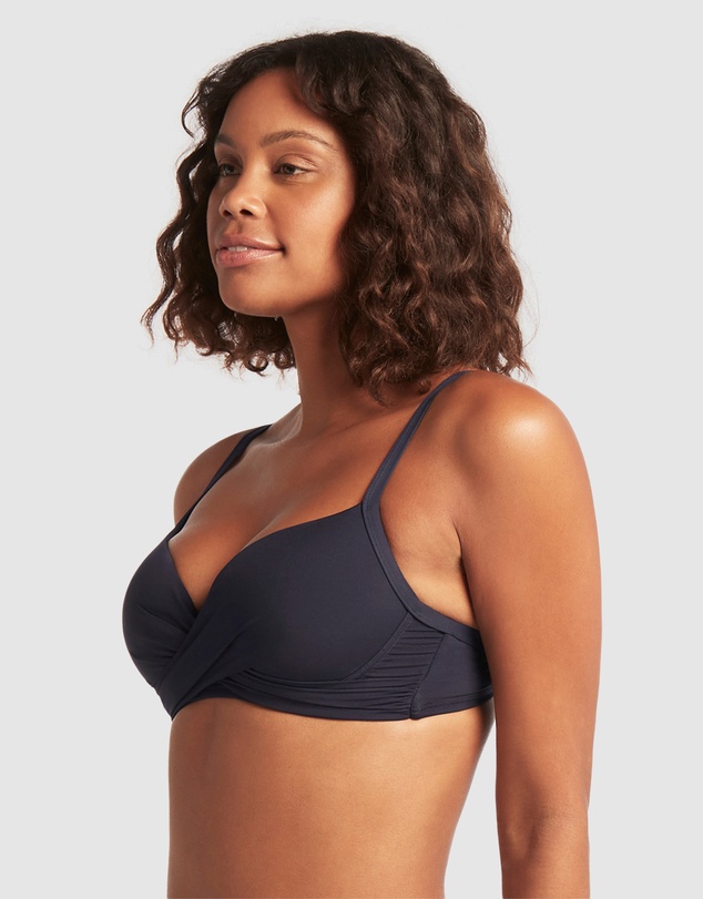 Sea Level Australia - Essentials Cross Front Moulded Underwire Bra