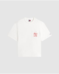 Tommy Jeans - 90s Graffiti SS Pocket T-Shirt