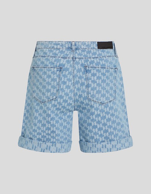 Karl Lagerfeld - KL Jacquard Denim Shorts