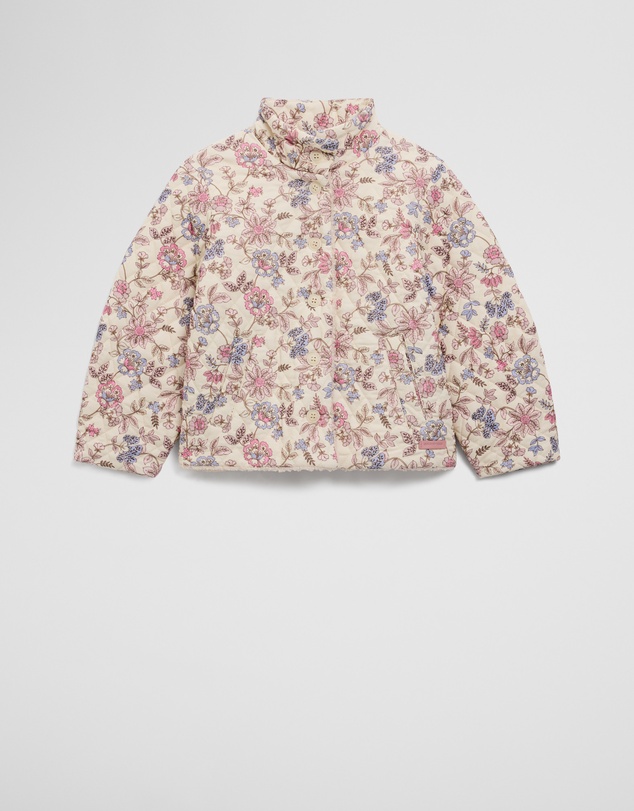 Country Road - Organically Grown Cotton Print Sherpa Lined Jacket