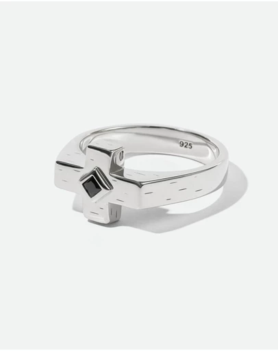 Rawninety - Raven Cross Ring