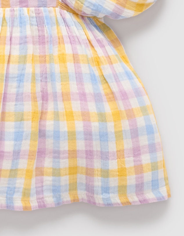Purebaby - Gathered Dress -Kids-Babies