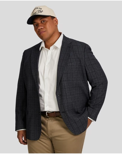 Johnny Bigg - Heath Check Stretch Blazer