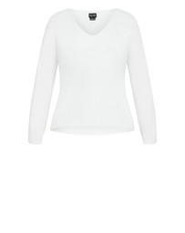 City Chic - Annie V Neck Top