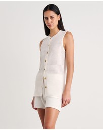 Jag - Brita Longline Knit Vest
